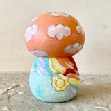 3.5” Peach Bonnet Unicorn with Baby