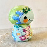 3.5” Lime Bonnet Axolotl (Blue)