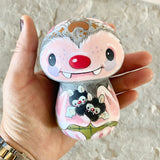 3.5” Gray/Pink Bat