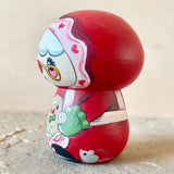 3.5” Red Bonnet Mrs. Claus