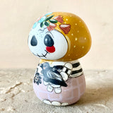 3.5” Ochre Bonnet Skeleton