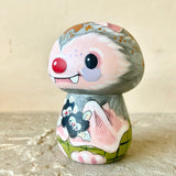 3.5” Gray/Pink Bat