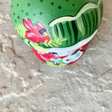 3.5” Green Bonnet Snowman