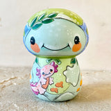 3.5” Lime Bonnet Axolotl (Blue)