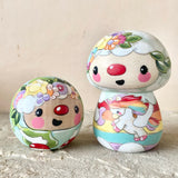 3.5” Cloud Bonnet Rainbow with Unicorn