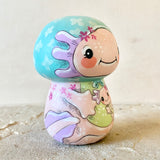 3.5” Aqua Bonnet Axolotl (Pink)