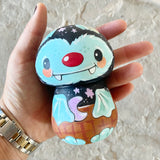 3.5” Black/Aqua Bat