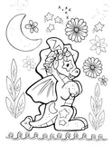 Vol.4 Digital Download 21-page Coloring Book—Unicorn Friends—8.5” x 11”