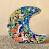 4” Wild Moon *Hybrid* Archival Printed Maple: Red Fox