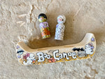 Set of 3: 7” Boo Canoe with Frank & Mummy Friends