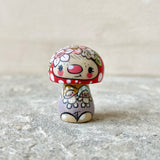 1.4” Tiny Round Mushroom: Red