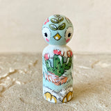 2.5” Owl with Cactus: Sky