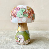 3.2” Magic Mushroom: Pink Cap with Unicorns