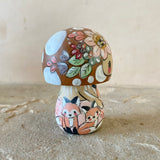 2.75” Forest Mushroom: Umber with Foxes