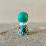 1.3” Owl: Turquoise