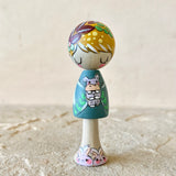 2.75” Magnetic Clicques Doll: Boy with Hippo