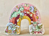 *Original* 5.25” Rainbow: Unicorns and Dragons