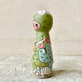 3.25” Cactus with Wild Pony: Palomino