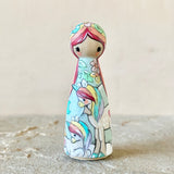 3” Guardian with Rainbow Unicorn