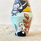 4” Bee Mama with Bonnet: Claret