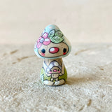 1.25” Tiny Pointy Mushroom: Sky Blue Mama
