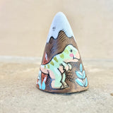 *Original* 2” Cone: Snowcapped Dinosaur Mountain: Cocoa