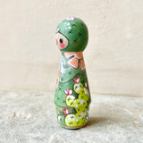 3.25” Cactus with Wild Pony: Paint Chestnut