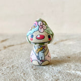 1.25” Tiny Pointy Mushroom: Olive Wild Pony