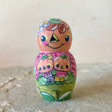 2.75” Pumpkin with Twins: Pink