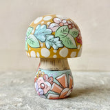 2.75” Magic Mushroom: Ochre Cap with Unicorns