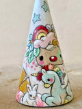 3” Cone Tree: Rainbow Unicorn