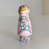 *Original* 2” Animal Guardian: Pink Dragon