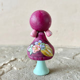 *Original* 2.75” Magnetic Clicques Doll: Unicorn With Rainbow