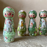 3.25” Cactus with Wild Pony: Paint Gray