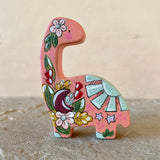 *Original* 3” Dinosaur: Peach Brontosaurus