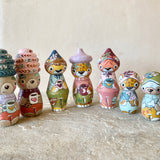 *Original* 4” Pink Bear with Coffee ☕️