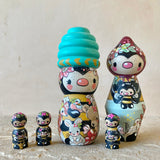 4” Bee Mama with Beehive Hat