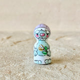 1.2” Tiny Yeti: Lavender Hat