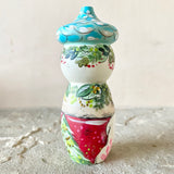 4” Snowman with Acorn Cap: Arctic Blue