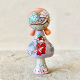 2.75” Magnetic Clicques Doll: Girl with Dragon