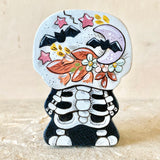 4” Super Spooky Friend-Skeleton with Kittens