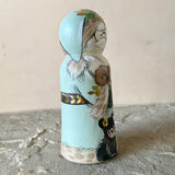 *Original* 4.75” Woodland Santa: Light Blue