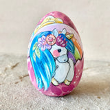 2.5” Egg Unicorn Hatchling (Magenta)