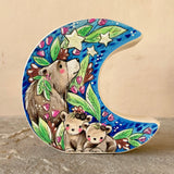 4” Wild Moon *Hybrid* Archival Printed Maple: Brown Bear