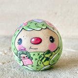 1.5” Round Cactus with Baby (Small)