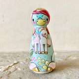 3.5” Unicorn Mama: Rainbow Twins