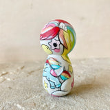 2.75” Unicorn Mama: Rainbow
