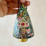 *Original* 4” Tree Ornament: Bunny, Bear, and Fox