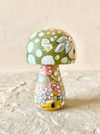 3.25” Olive Green Mushroom Girl