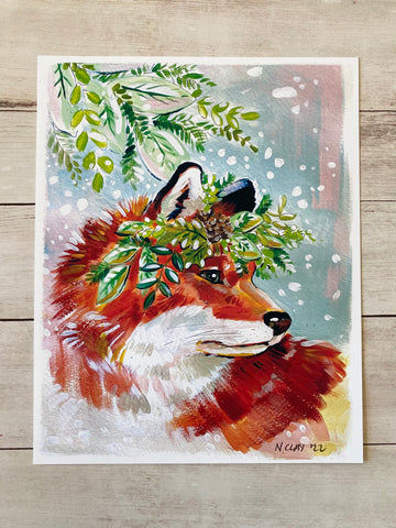 *Print* 8x10 Fox